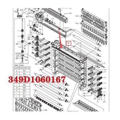 Fuji 550 pièce 349D1060167 349D1060167D de 570 minilab fournisseur