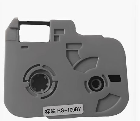 Tape cassette à étiquette RS-100BY pour la machine à lettres électronique Biovin, imprimante d'identification par câble, marqueur filaire